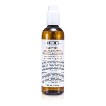 Kiehls Calendula Jabón Facial Espumoso Limpieza Profunda
