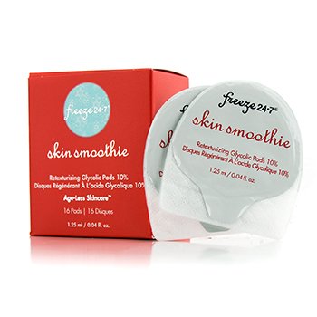 Freeze 24/7 Almohadillas retexturizantes con ácido glicólico al 10% Skin Smoothie