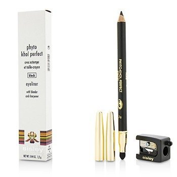 Sisley Phyto Khol Delineador de Ojos Perfecto (Con Mezclador y Sacapuntas) - # Black
