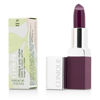 Clinique Pop Matte Color de Labios + Primer - # 07 Pow Pop