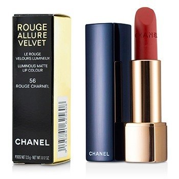 Chanel Rouge Allure Velvet Pintalabios - # 56 Rouge Charnel