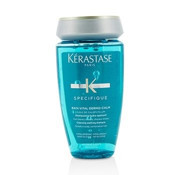 Kerastase Specifique Bain Vital Dermo-Calm Champú Limpiador Calmante (Cueros Cabelludos Sensibles, Cabello Mixto)