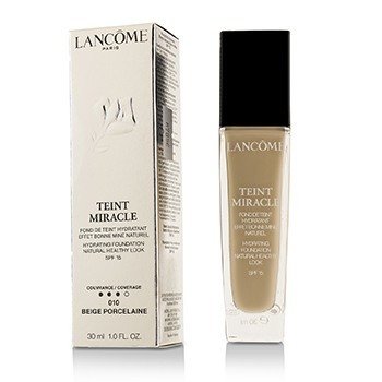 Lancome Teint Miracle Base Natural Hidratante Look Saludable SPF 15 - # 010 Beige Porcelaine