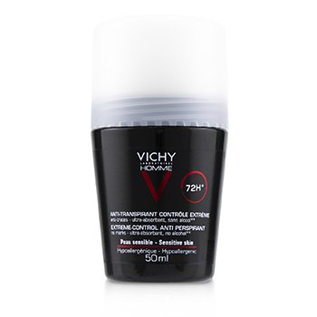 Vichy Homme 72H* Roll-On Anti Transpirante Control Extremo (Para Piel Sensible)