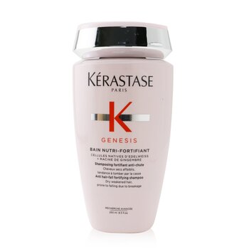 Kerastase Genesis Bain Nutri-Fortifiant Champú Fortificante Anti Caída de Cabello (Cabello Seco Debilitado, Propenso a Caída Debido a la Rotura)