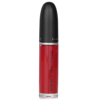 M.A.C Retro Color de Labios Líquido Mate - # 104 Fashion Legacy (Intense Fire Truck Red) (Matte)