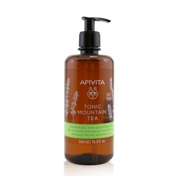 Apivita Tonic Mountain Tea Gel de Ducha Con Aceites Esenciales - Ecopack