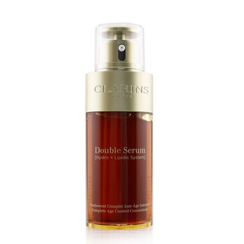 Clarins Double Serum (Hydric + Lipidic System) Complete Concentrado Control de Edad (Edición de Lujo)