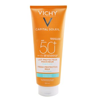 Vichy Capital Soleil Leche Protectora Fresca FPS 50 (Resistente al agua - Rostro y Cuerpo)