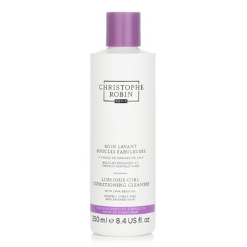 Christophe Robin Limpiador acondicionador Luscious Curl con aceite de semilla de chía