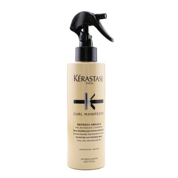Kerastase Spray refrescante para rizos Curl Manifesto Refresh Absolu Second Day (para cabello rizado, muy rizado y encrespado)