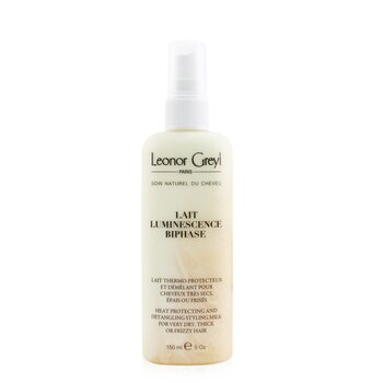Leonor Greyl Leche desenredante bifásica protectora del calor Lait Luminescence para cabello muy seco, grueso o encrespado