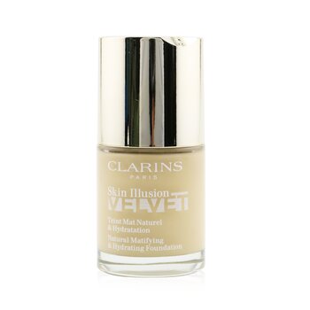 Clarins Skin Illusion Velvet Natural Matifying & Hydrating Base de maquillaje - # 110N Honey