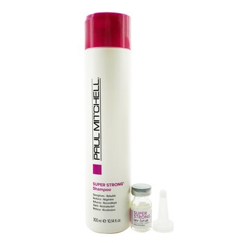 Paul Mitchell Set de programa complejo Fuerza Super Fuerte: Champú 300 ml + Loción capilar 12x6 ml