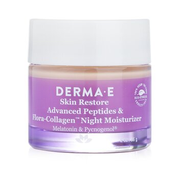 Derma E Hidratante de noche Skin Restore Advanced Peptides & Flora Collagen