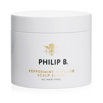 Philip B Exfoliante de menta y aguacate para el cuero cabelludo - Todo tipo de cabello