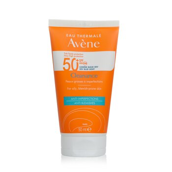 Avene Cleanance Solar SPF50+ de muy alta protección - Para pieles grasas con tendencia a imperfecciones