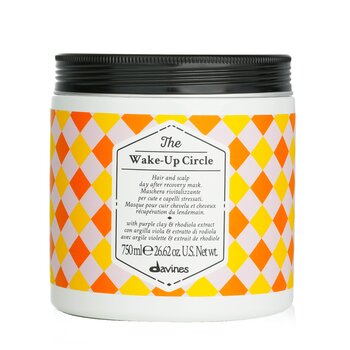Davines Mascarilla de recuperación para el cabello y el cuero cabelludo Wake Up Circle (tamaño salón)