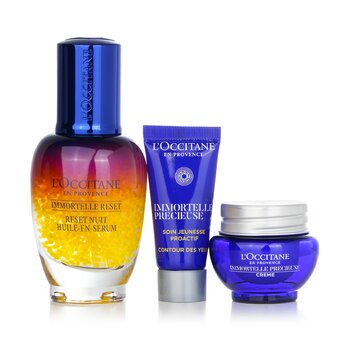 Set de cuidado facial Immortelle Reset: