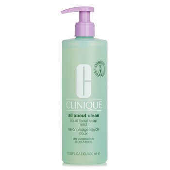 Clinique Jabón Facial Líquido Suave para Piel Seca y Mixta