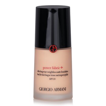 Giorgio Armani Power Fabric+ Ultra Longwear Weightless Matte Base de maquillaje SPF 20 - # 2.75