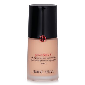 Giorgio Armani Power Fabric+ Ultra Longwear Weightless Matte Base de maquillaje SPF 20 - # 5.25