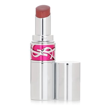 Yves Saint Laurent Bálsamo de doble cuidado Rouge Volupte Candy Glaze - N.° 15 Showcasing Nude