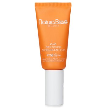 Natura Bisse Fluido protector solar reafirmante con vitamina C+C Dry Touch SPF 50