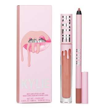 Kylie By Kylie Jenner Matte Lip Kit: Matte Liquid Pintalabios 3ml + Lip Liner 1.1g - # 700 Bare