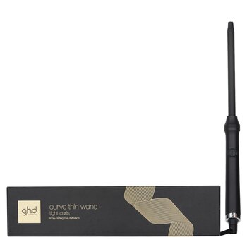 GHD Rizador de cabello Curve Thin Wand para rizos apretados - Negro