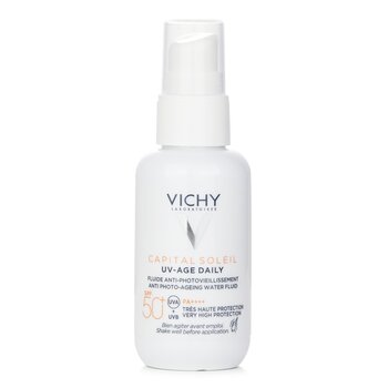 Vichy Fluido de agua anti-fotoenvejecimiento Capital Soleil UV Age Daily FPS 50 (para todo tipo de piel)