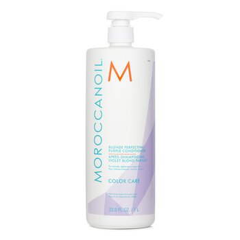 Moroccanoil Acondicionador morado Blonde Perfecting (para cabello rubio, aclarado o gris)
