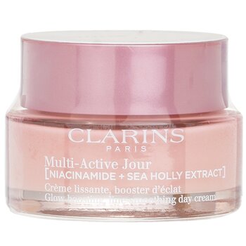 Clarins Multi-Active Jour( Niacinamide+Sea Holly Extract) Glow Boosting Line-Smoothing Crema De Día Dry Skin