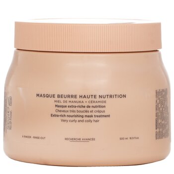 Kerastase Mascarilla capilar Curl Manifesto Masque Beuue Haute Nutrition (para cabello muy rizado y encrespado)