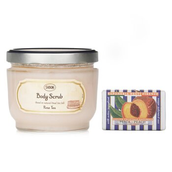 Sabon Exfoliante corporal Sabon - Té de rosas y jabón natural Nesti Dante Le Deliziose - Melocotón