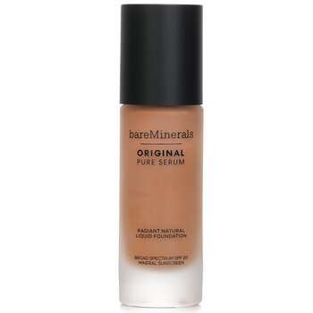 Bare Escentuals Original Pure Serum Radiant Natural Liquid Foundation Mineral SPF 20 - #Medium Deep Neutral 4.5 (Exp. Date 31 Mar 2026)