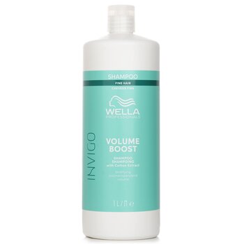 Wella Champú Invigo Volume Boost con extracto de algodón para cabello fino