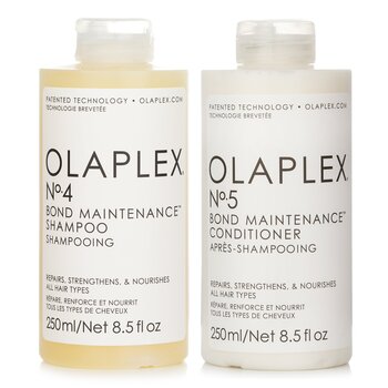 Olaplex Set de cuidado capilar: Champú Bond Maintenance n.º 4 + Acondicionador Bond Maintenance n.º 5