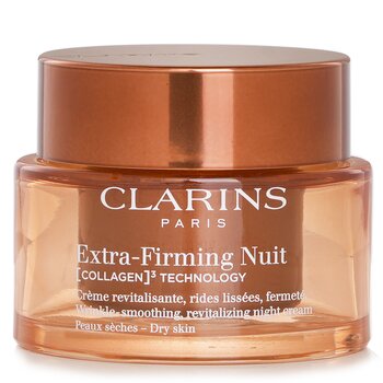 Clarins Extra Firming Creme Nuit Wrinkle Smoothing Revitalizing Crema De Noche (Dry Skin)