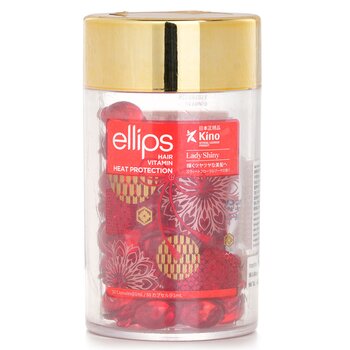 Ellips Aceite capilar con vitaminas y protección térmica - Lady Shiny (Rojo)