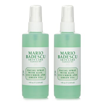 Mario Badescu 【Set 1+1】Spray facial con aloe, pepino y té verde - Para todo tipo de piel