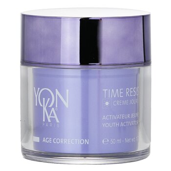 Yonka Crema Día Corrección de Edad Time Resist con Células Madre de Origen Vegetal - Activador de Juventud - Rellenador de Arrugas (Sin Caja)